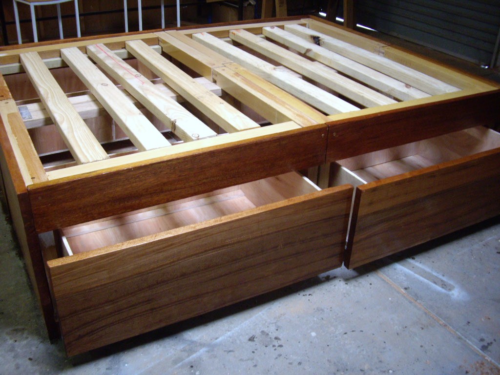 DIY Wood Bed Frame Plans